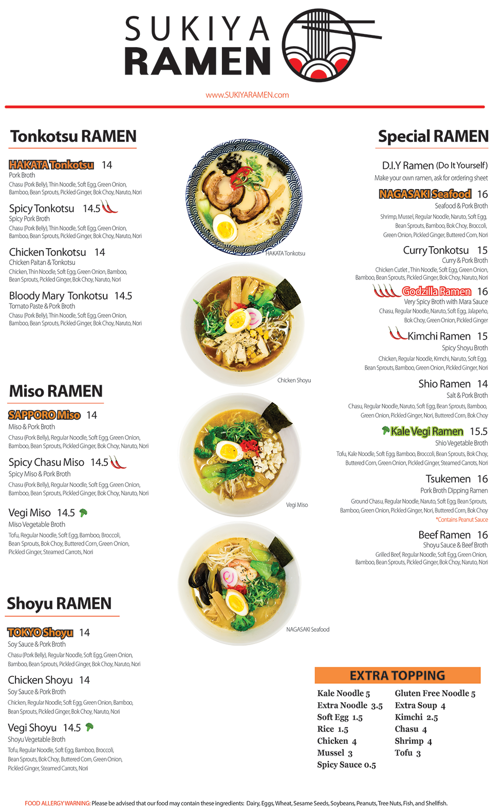 Sukiya Ramen Authentic Japanese Ramen